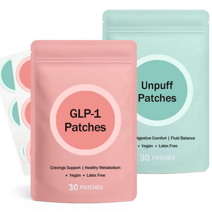 OHIWGN Double Cleanse Bundle – GLP-1 & Unpuff Patches 2-Pack