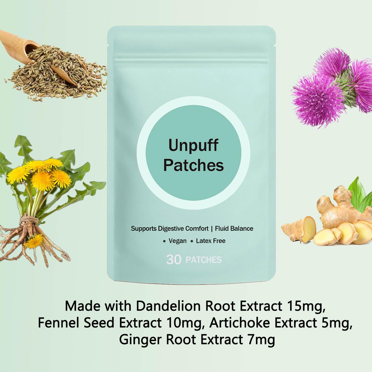 OHIWGN Double Cleanse Bundle – GLP-1 & Unpuff Patches 2-Pack
