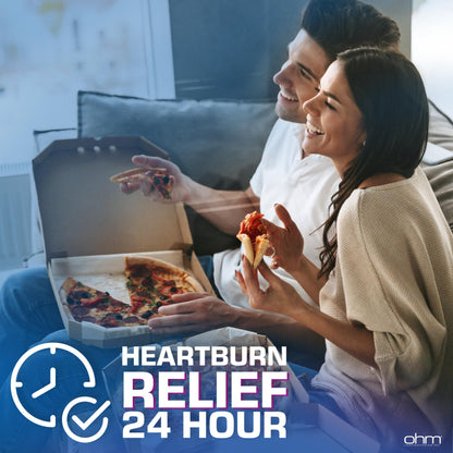 Ohm Omeprazole 20mg Delayed-Release Tablets – 28 Count Heartburn Relief