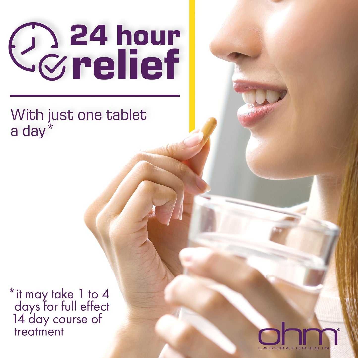 Ohm Esomeprazole 20mg Delayed-Release Capsules — 24-Hour Heartburn Relief (42 ct)