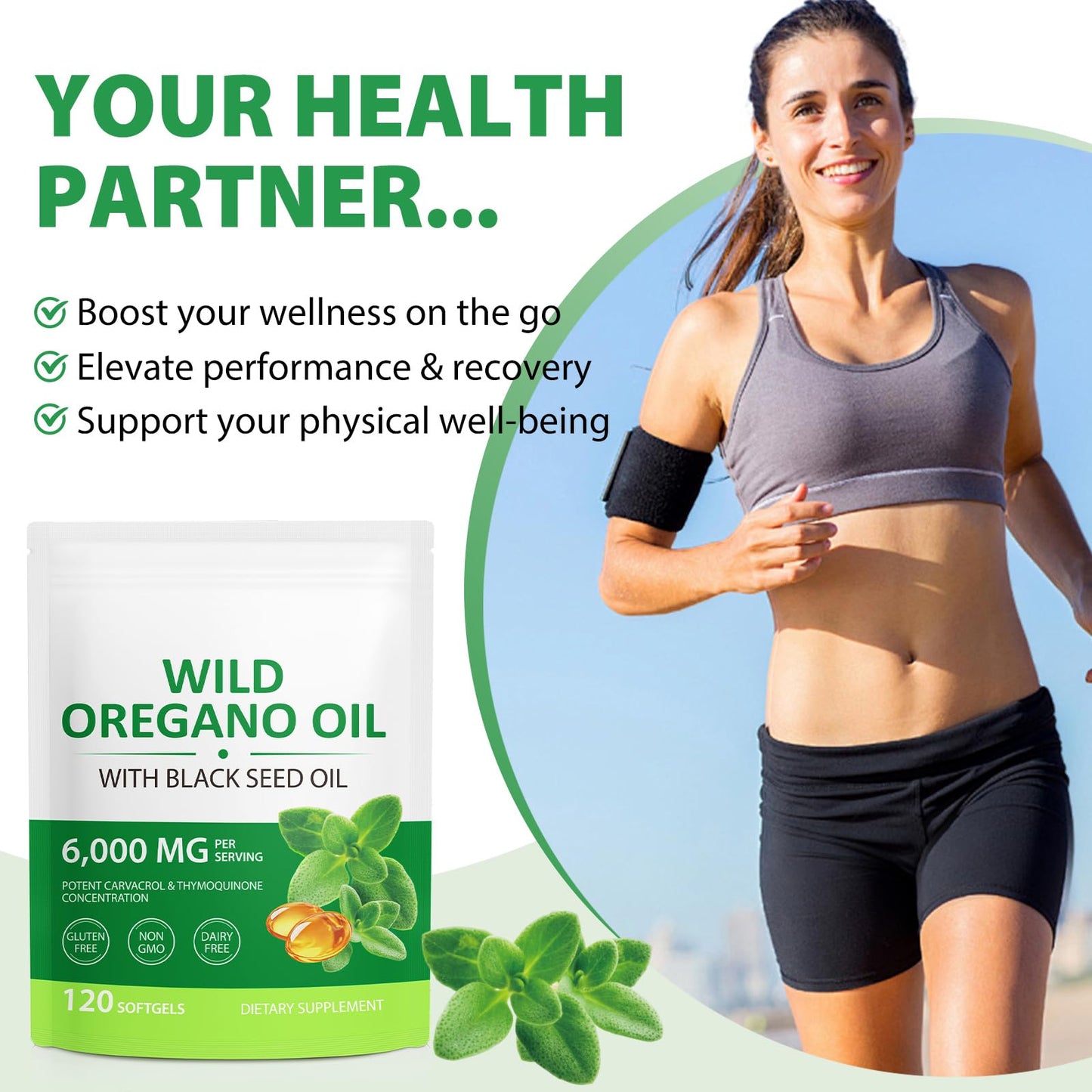Oil of Oregano Softgel with Black Seed Oil – Immune Support