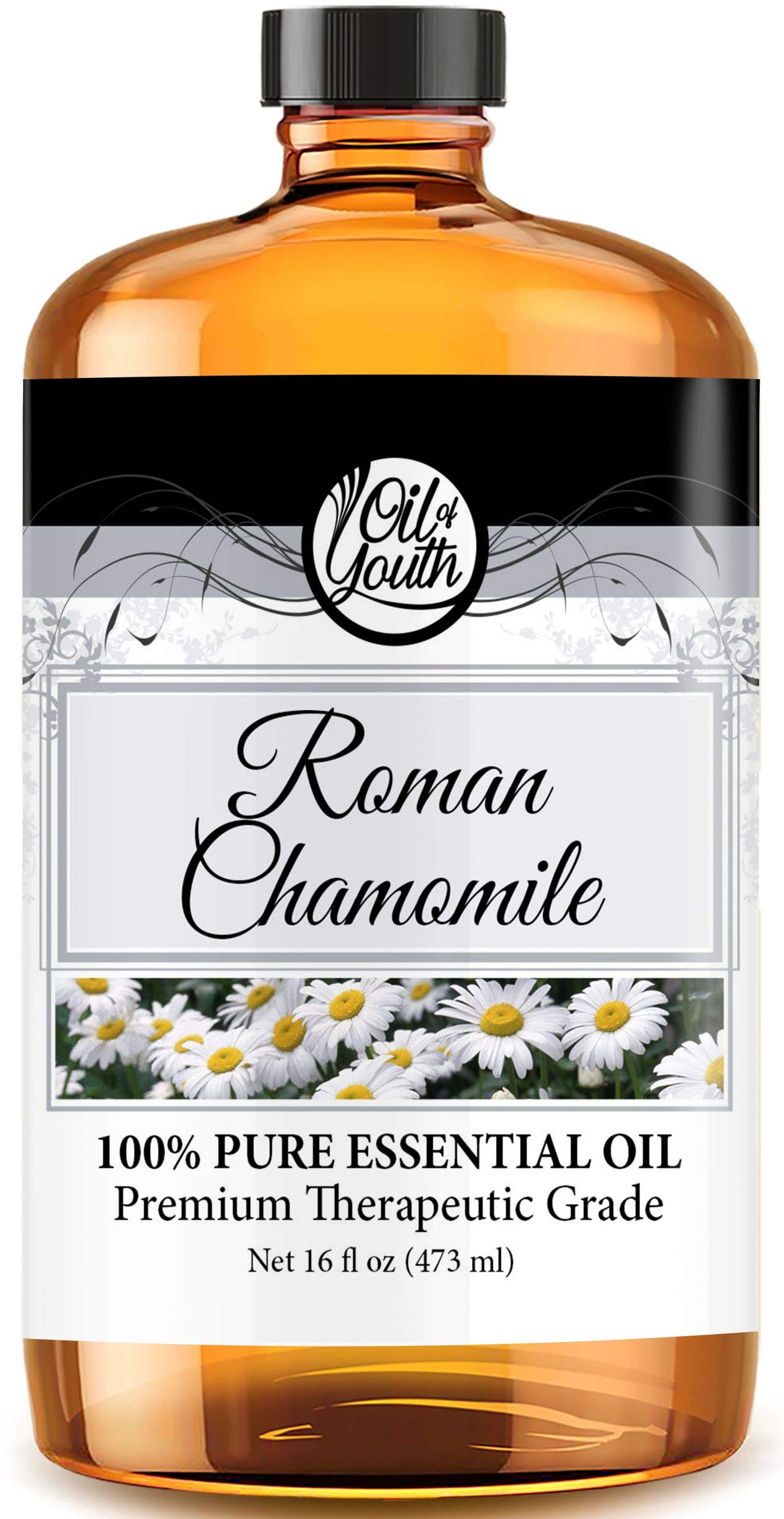 Oil of Youth 16oz Roman Chamomile Essential Oil – Pure Therapeutic Grade