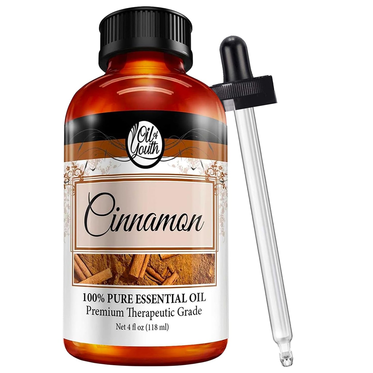 Oil of Youth Cinnamon Essential Oil 4 oz – Aromatherapy Cinnamon Oil