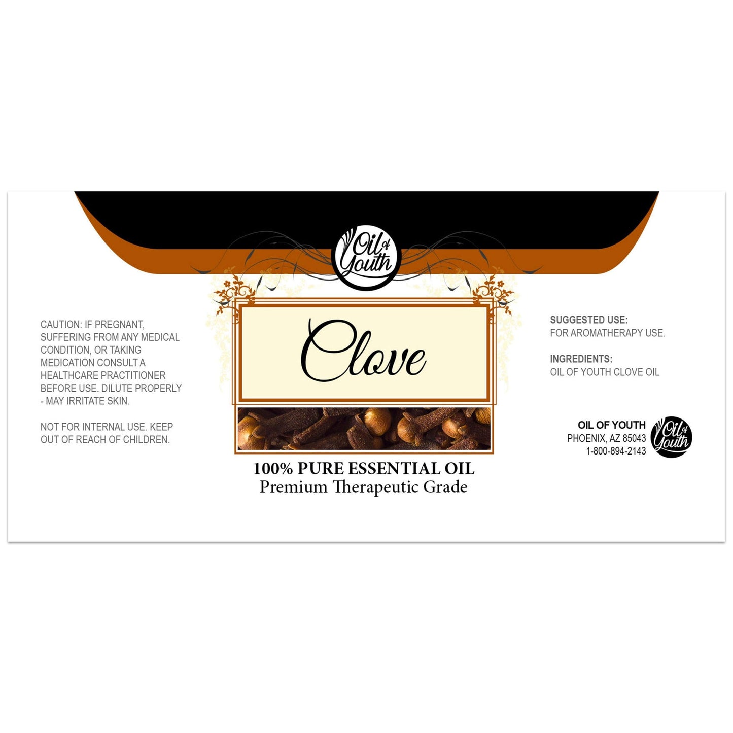 Oil of Youth Clove Essential Oil – 16oz Bulk, Pure Therapeutic Grade