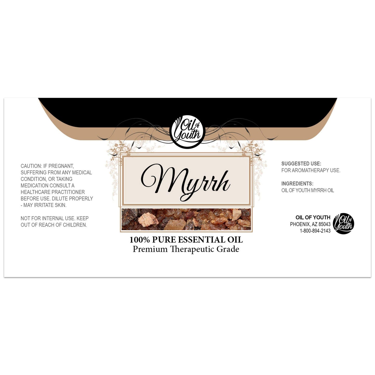 Oil of Youth Myrrh Essential Oil 4oz – Pure Therapeutic Grade