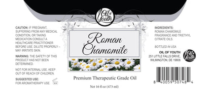 Oil of Youth 16oz Roman Chamomile Essential Oil – Pure Therapeutic Grade