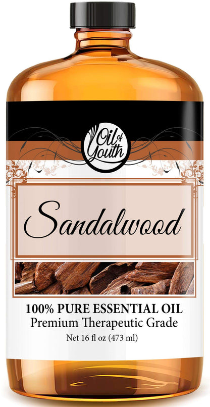 Oil of Youth Sandalwood Essential Oil 16oz – Therapeutic Grade