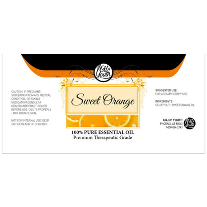 Oil of Youth Sweet Orange Essential Oil 16oz – Bulk Calming Aromatherapy