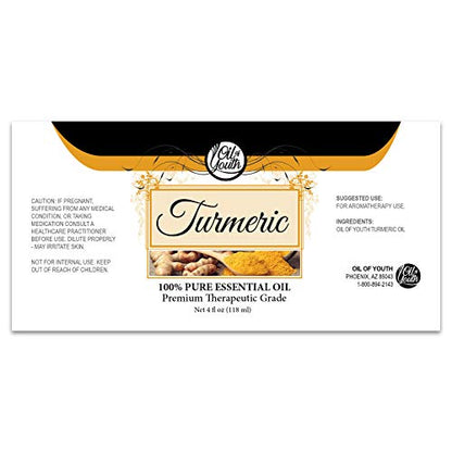Oil of Youth Turmeric Essential Oil 4 Fl Oz – Aromatherapy & Skin Care