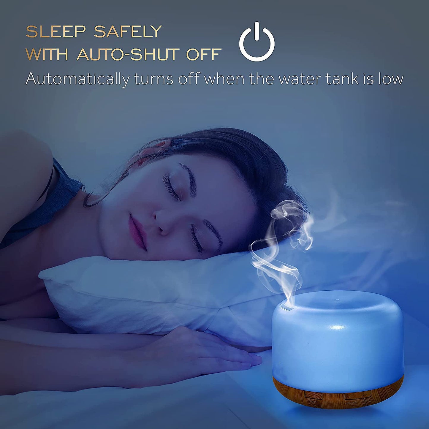 Oil Diffuser Humidifier 300ML – Ultrasonic Aroma Diffuser with Remote