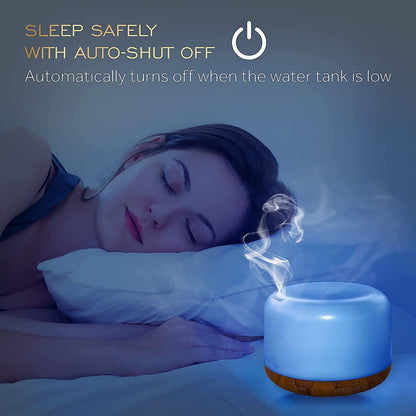 Oil Diffuser Humidifier 300ML – Ultrasonic Aroma Diffuser with Remote