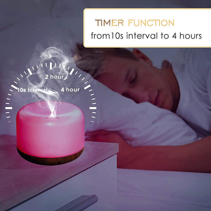 Oil Diffuser Humidifier 300ML – Ultrasonic Aroma Diffuser with Remote