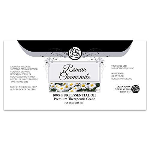 Oil of Youth Roman Chamomile Essential Oil 4oz – Therapeutic Grade