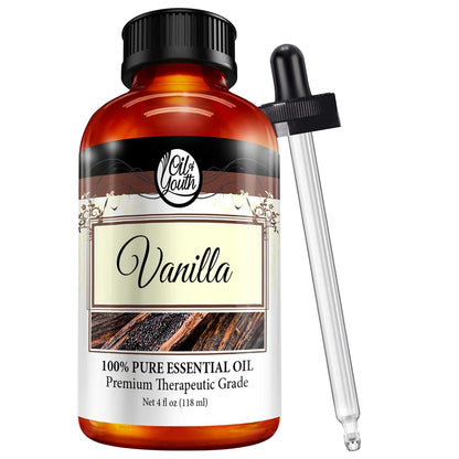 Oil of Youth Vanilla Essential Oil 4oz – Aromatherapy, Diffuser & Candle Making