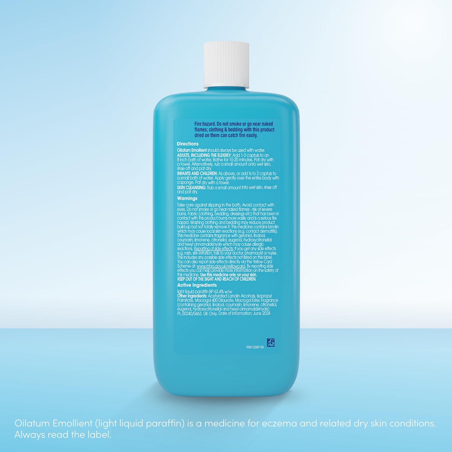 Oilatum Emollient 500ml by Jubujub – Dry Skin & Eczema Care
