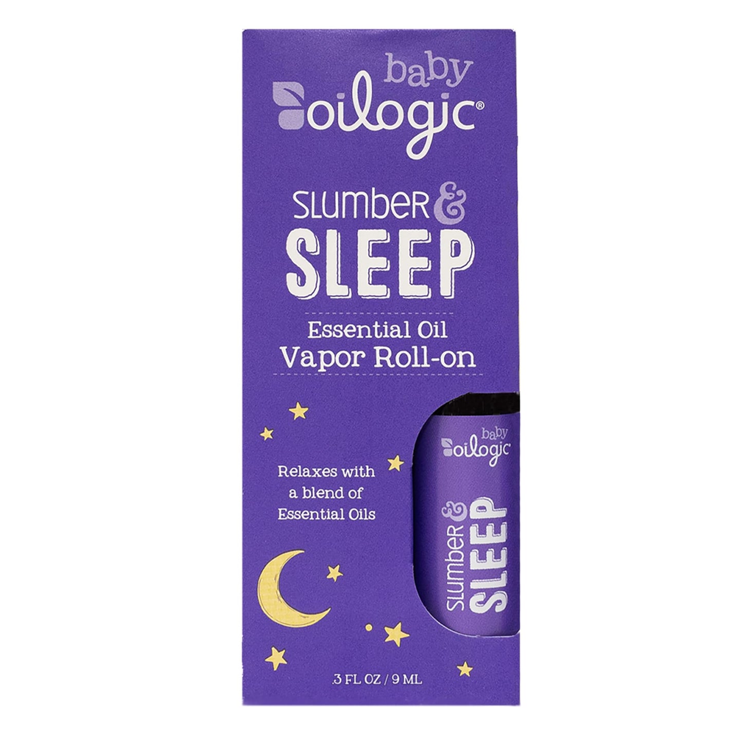 Oilogic Slumber & Sleep Roll-On for Babies & Toddlers – Gentle Aromatherapy, Mess-Free, Pediatrician-Tested Safe for Baby 0.3 Fl Oz
