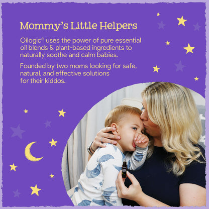 Oilogic Slumber & Sleep Roll-On for Babies & Toddlers – Gentle Aromatherapy, Mess-Free, Pediatrician-Tested Safe for Baby 0.3 Fl Oz