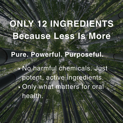 OJOOK Bamboo Salt Toothpaste with nHA – Fluoride Free, Whitening, Remineralizing, Peppermint & Pine | 3 oz