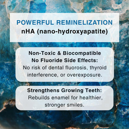 OJOOK Kids Fluoride-Free Bamboo Salt Toothpaste with nHA - 3oz | Pure Dew