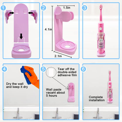 OJV 8620 Musical Kids Toothbrush – 3 Modes, 2-Min Timer, Pink