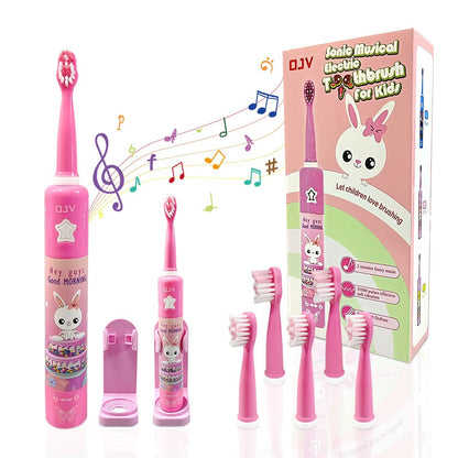 OJV 8620 Musical Kids Toothbrush – 3 Modes, 2-Min Timer, Pink