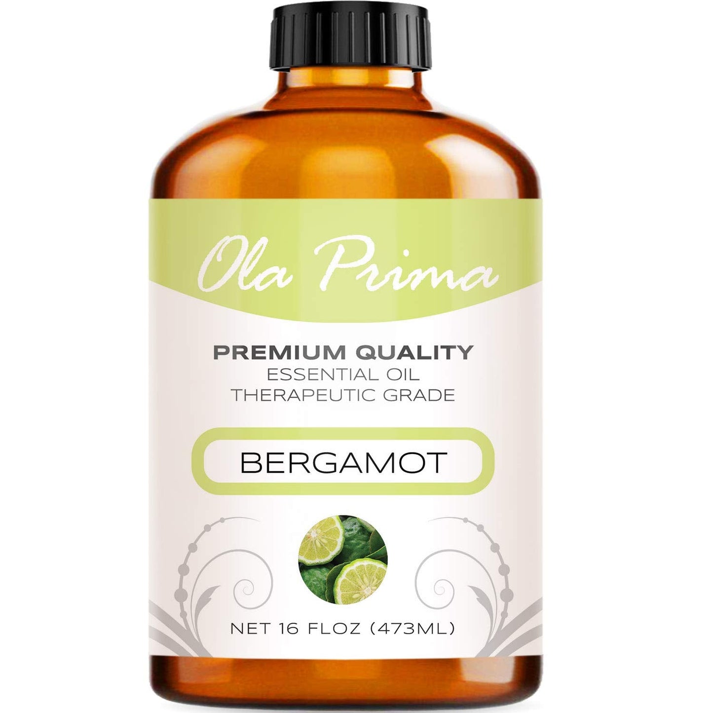 Ola Prima Oils Bergamot Essential Oil 16oz | Therapeutic Grade
