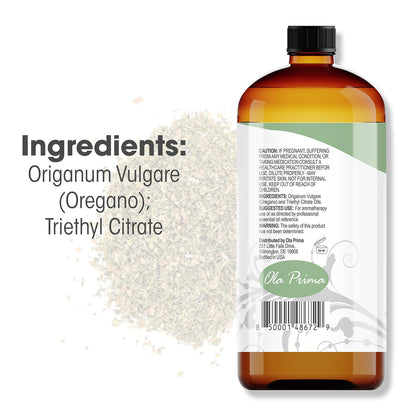 Ola Prima 16 oz Oregano Essential Oil Big Bottle | Therapeutic Grade