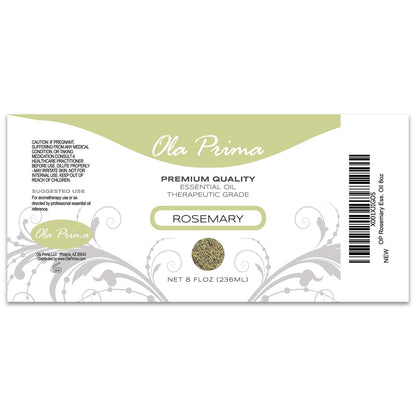 Ola Prima Rosemary Essential Oil – Pure 8 oz Rosemary Oil (Therapeutic Grade)