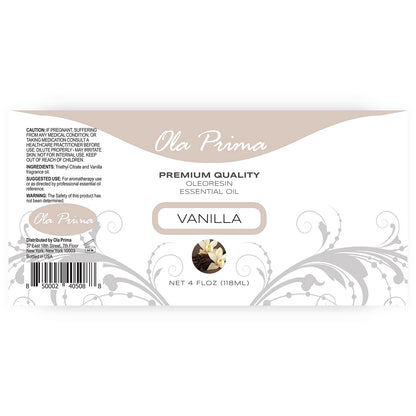 Ola Prima Oils Vanilla Essential Oil 4 oz – Diffuser, DIY & Skin