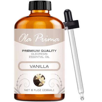 Ola Prima Vanilla Essential Oil 8oz | Therapeutic Aromatherapy