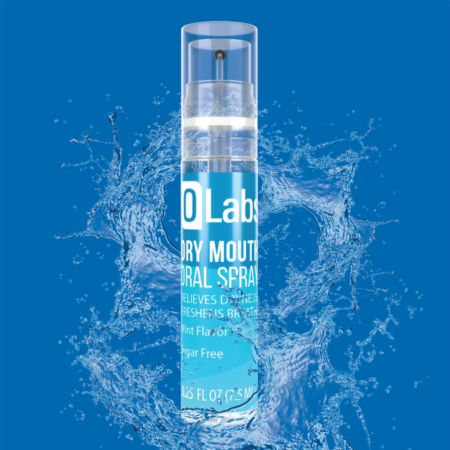 Olabs Dry Mouth Spray – Sugar Free, Alcohol Free Mint with Xylitol, 2 Pack Travel Size