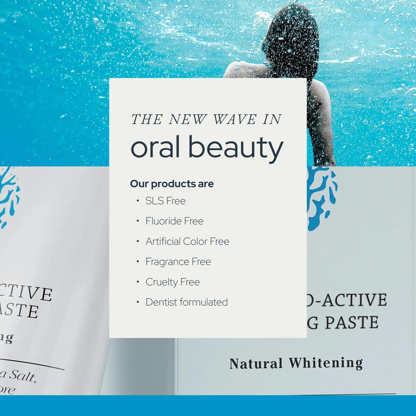 OLAS Marine Bio-Active Toothpaste – Whitening, SLS Free & Fluoride Free (3.5oz)