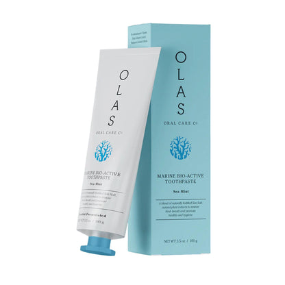 OLAS Marine Sea Mint Bio-Active Toothpaste – Fluoride Free, SLS Free (3.5oz)