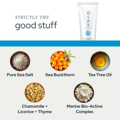 OLAS Marine Sea Mint Bio-Active Toothpaste – Fluoride Free, SLS Free (3.5oz)