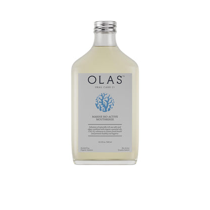 Olas Alcohol Free Mouthwash & Oral Rinse - Fluoride Free Marine Mouthwash 500 ml