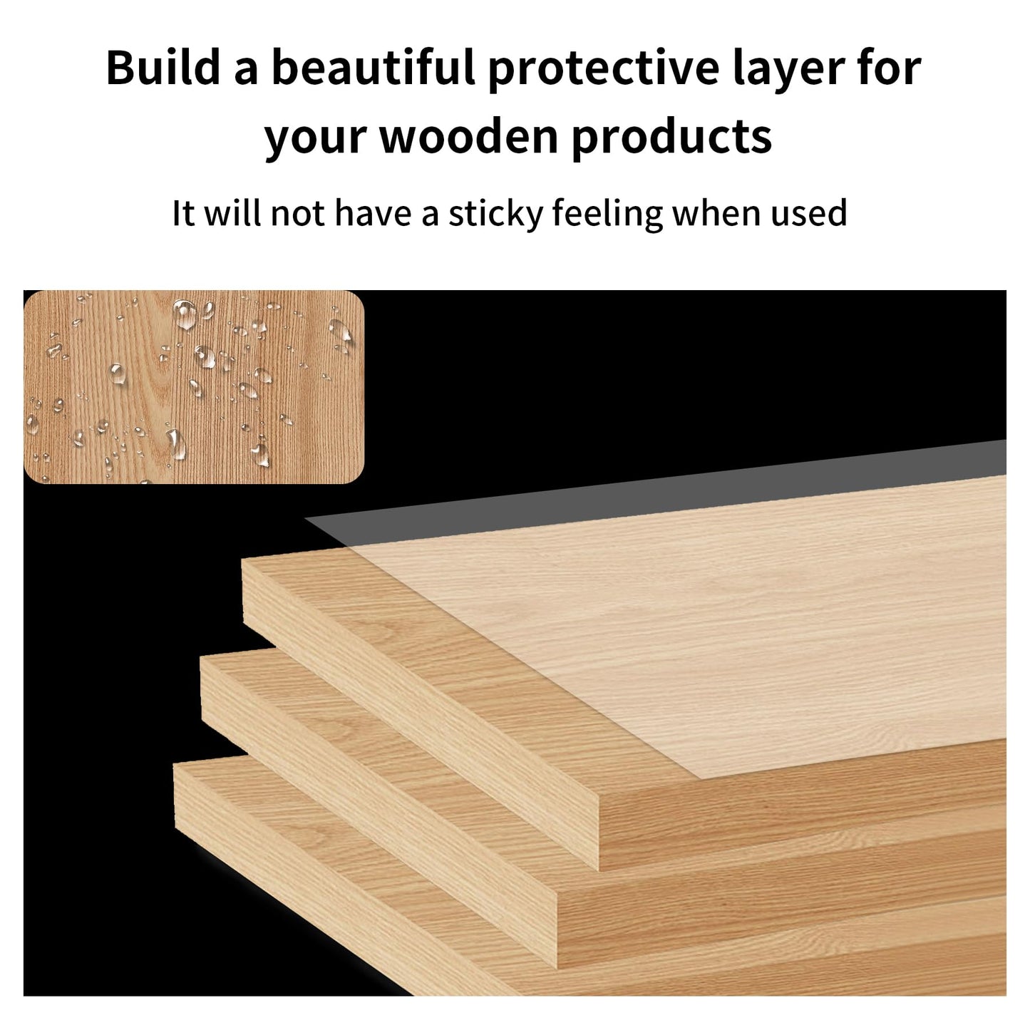 OLASIR 8 oz 100% Natural Tung Oil – Food-Grade, Waterproof Wood Finish