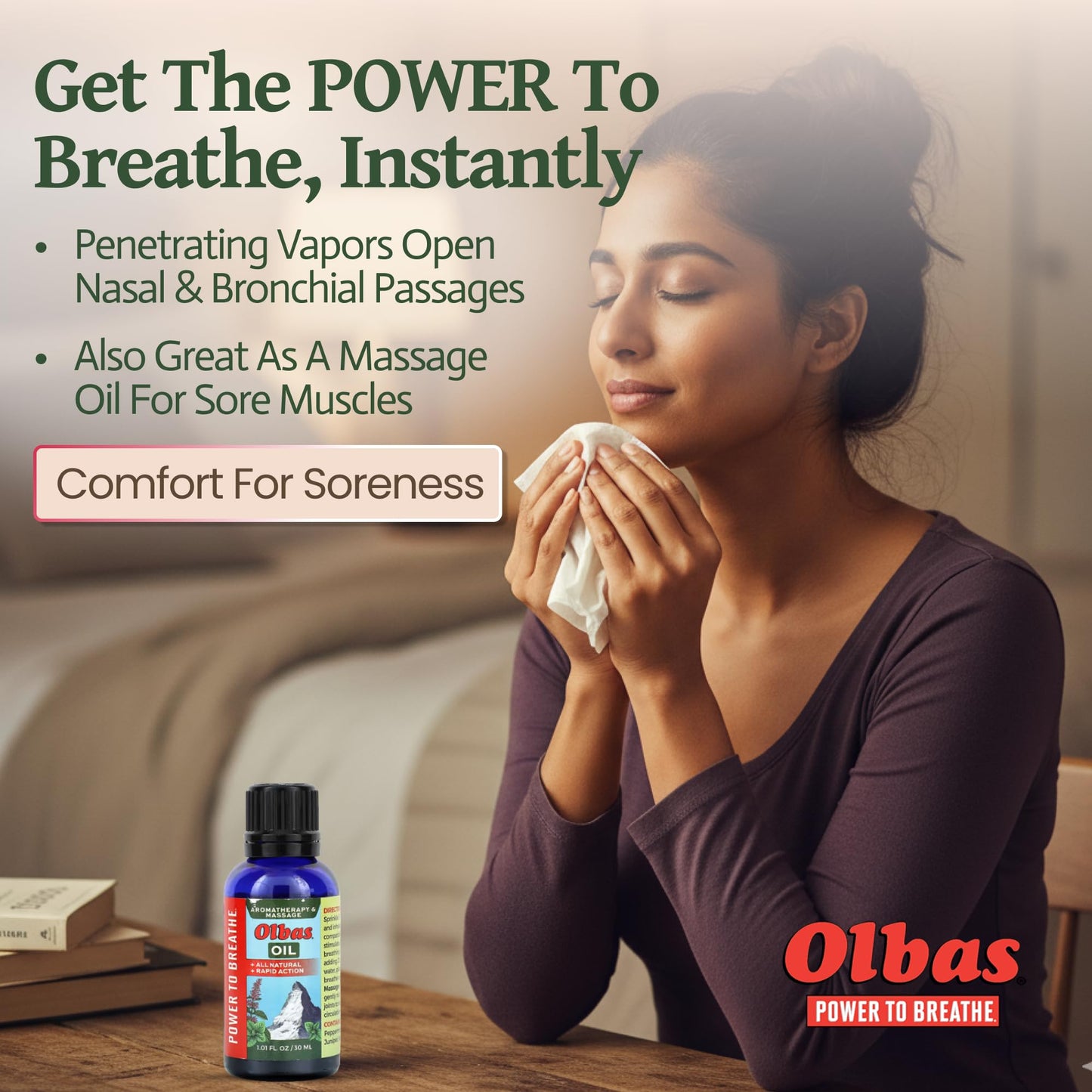 Olbas Massage and Aromatherapy Oil – 1.01 fl oz | Swiss Herbal Remedies for Muscle Relief