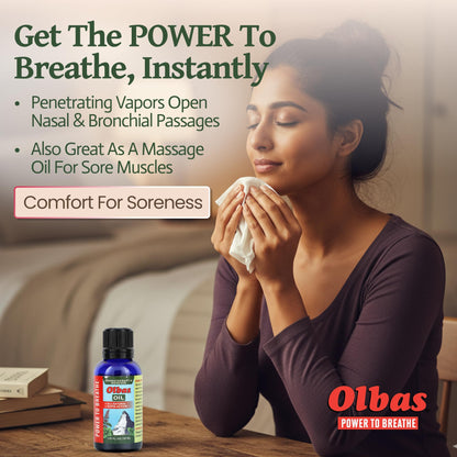 Olbas Massage and Aromatherapy Oil – 1.01 fl oz | Swiss Herbal Remedies for Muscle Relief