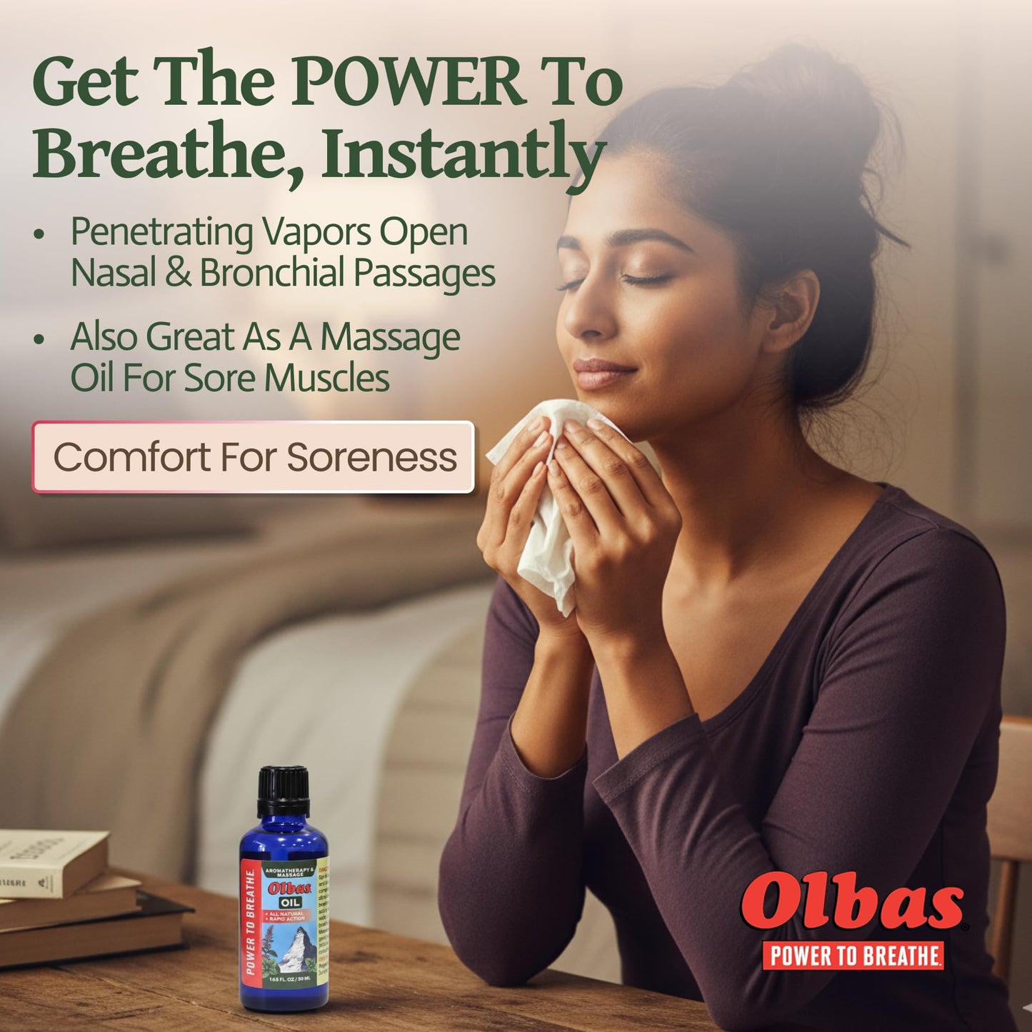 Olbas Massage and Aromatherapy Oil - 1.65 Fl Oz | Swiss Herbal Remedies for Muscle Relaxation & Pain Relief