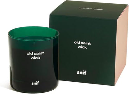 Old Saint Wick Scented Holiday Candle by Snif – Woody Fir, 8.5oz