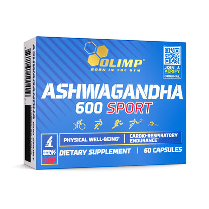 OLIMP Ashwagandha KSM-66 – 60 Vegan Capsules | Organic Adaptogen