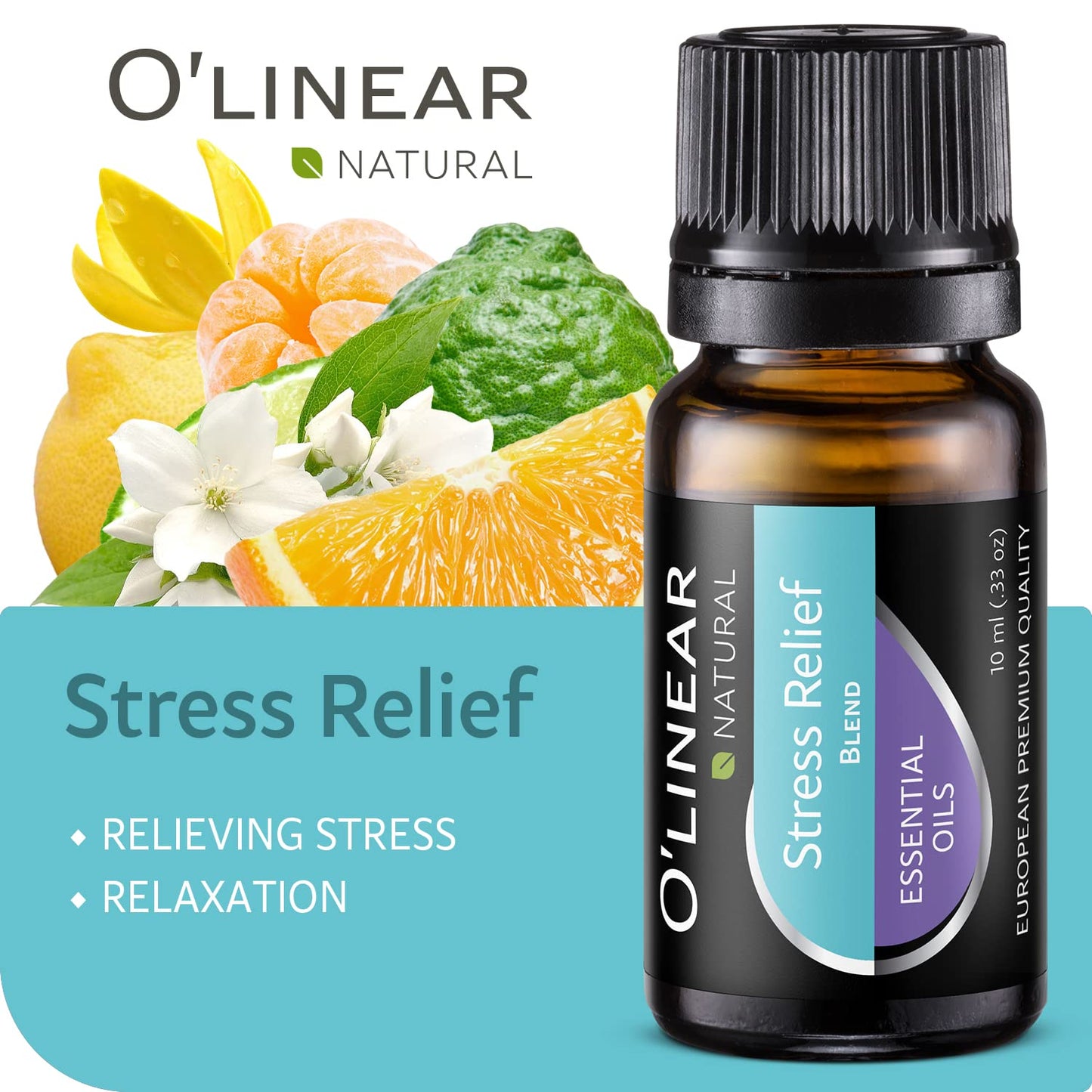 O'linear Essential Oils 6 Blends Set – Diffuser Oils for Humidifiers and Aromatherapy