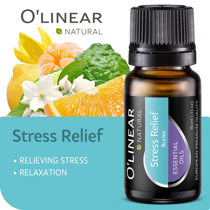 O'linear Essential Oils 6 Blends Set – Diffuser Oils for Humidifiers and Aromatherapy