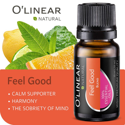 O'linear Essential Oils 6 Blends Set – Diffuser Oils for Humidifiers and Aromatherapy