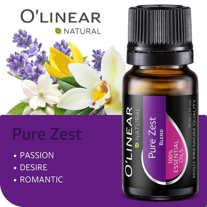 O'linear Essential Oils 6 Blends Set – Diffuser Oils for Humidifiers and Aromatherapy
