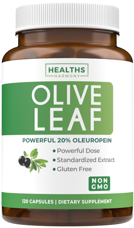 Super Strength Olive Leaf Extract Capsules 750mg – 20% Oleuropein | Vegan, Non-GMO Immunity, Skin & Heart Health – Made in USA (4 Month Supply) BritishVita | Premium UK Vitamins & Wellness Supplements
