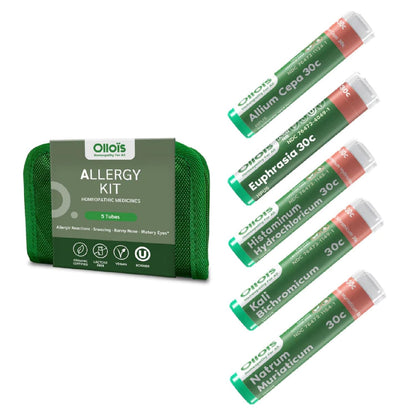 OLLOIS Allergy Kit - 5 Tubes | Organic Homeopathic Remedies