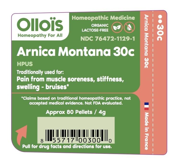OLLOIS Arnica Montana 30C Organic Vegan Homeopathic Medicine – 80 Pellets