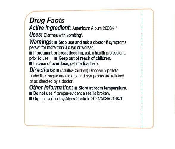 OLLOIS Arsenicum Album 200ck Organic Homeopathic Medicine – Lactose Free, Kosher, 80 Pellets (Pack of 3)