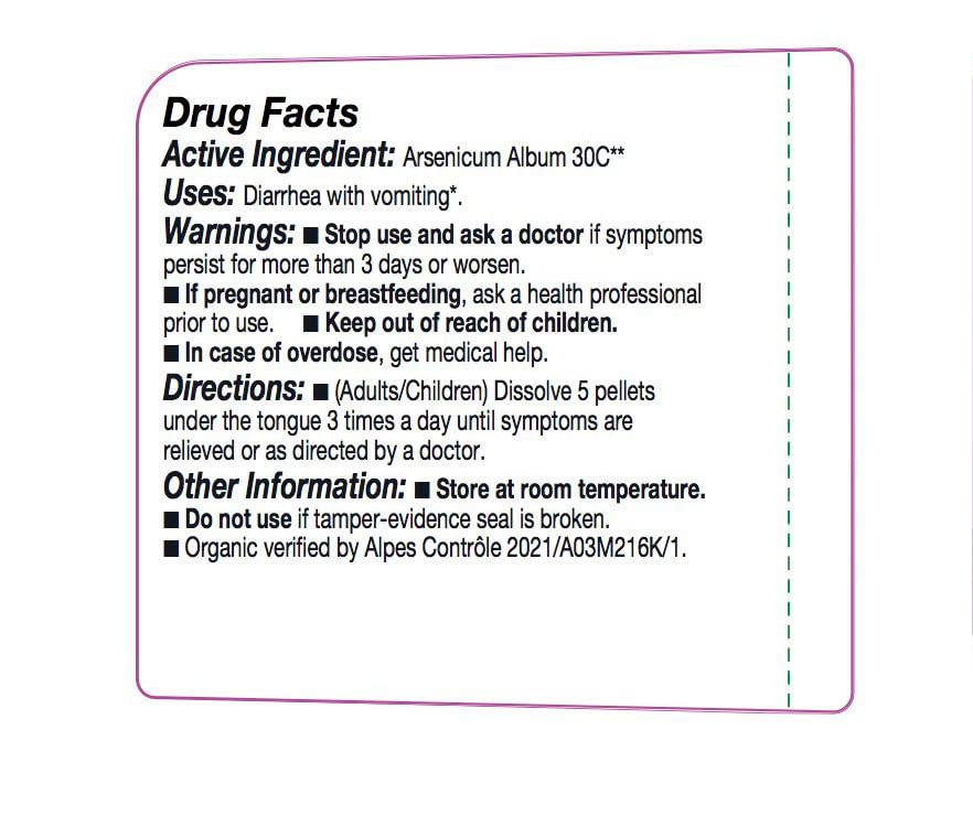 OLLOIS Arsenicum Album 30C Organic Lactose-Free Homeopathic Medicine – 80 Pellets